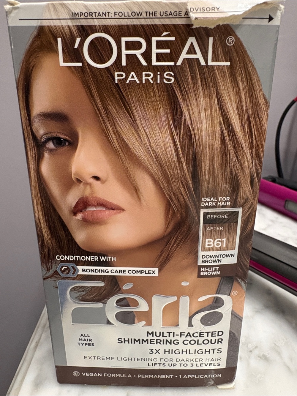 Feria Multi-Faceted Shimmering Colour B61 Downtown Brown